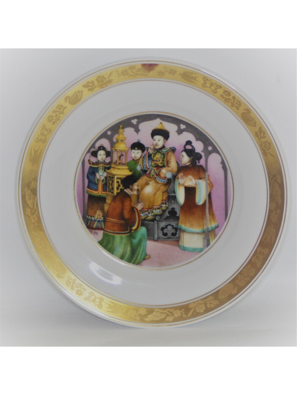 ROYAL COPENHAGEN The Nightingale Plate*Vintage Signed*Hans Christian Andersen